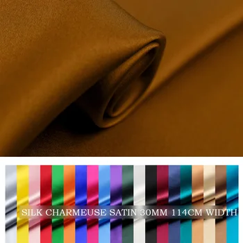 100% SILK CHARMEUSE SATIN 114cm width 30momme Silk Heavy Satin Fabric Evening Dress Fabric Sewing Material for clothes
100% SILK CHARMEUSE SATIN 114cm width 30momme Silk Heavy Satin Fabric Evening Dress Fabric Sewing Material for clothes