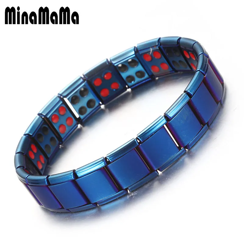 Tourmaline Energy Balance Bracelet Stainless Steel Elastic Magnetic Bracelets For Women Power Healthy Medical Bracelet Jewelry
Tourmaline Energy Balance Bracelet Stainless Steel Elastic Magnetic Bracelets For Women Power Healthy Medical Bracelet Jewelry
