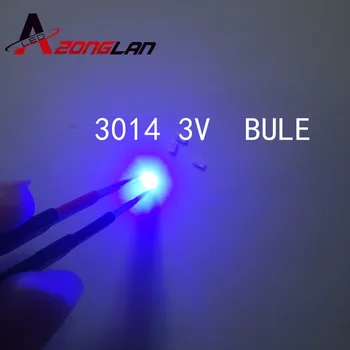 3014 Blue 4000PCS MD Led High brightness emitting 3014 LED emitting diodes 20MA Forward Voltage:3.0-3 .3V 0.1W 220~250mcd Patch
3014 Blue 4000PCS MD Led High brightness emitting 3014 LED emitting diodes 20MA Forward Voltage:3.0-3 .3V 0.1W 220~250mcd Patch