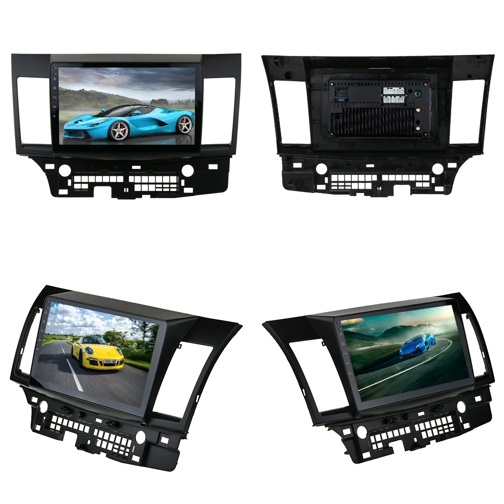 Discount Sinosmart  Android 8.1 IPS/QLED 2.5D screen car gps multimedia radio navigation player for Mitsubishi Lancer /EX/Grand 2006-2019 16