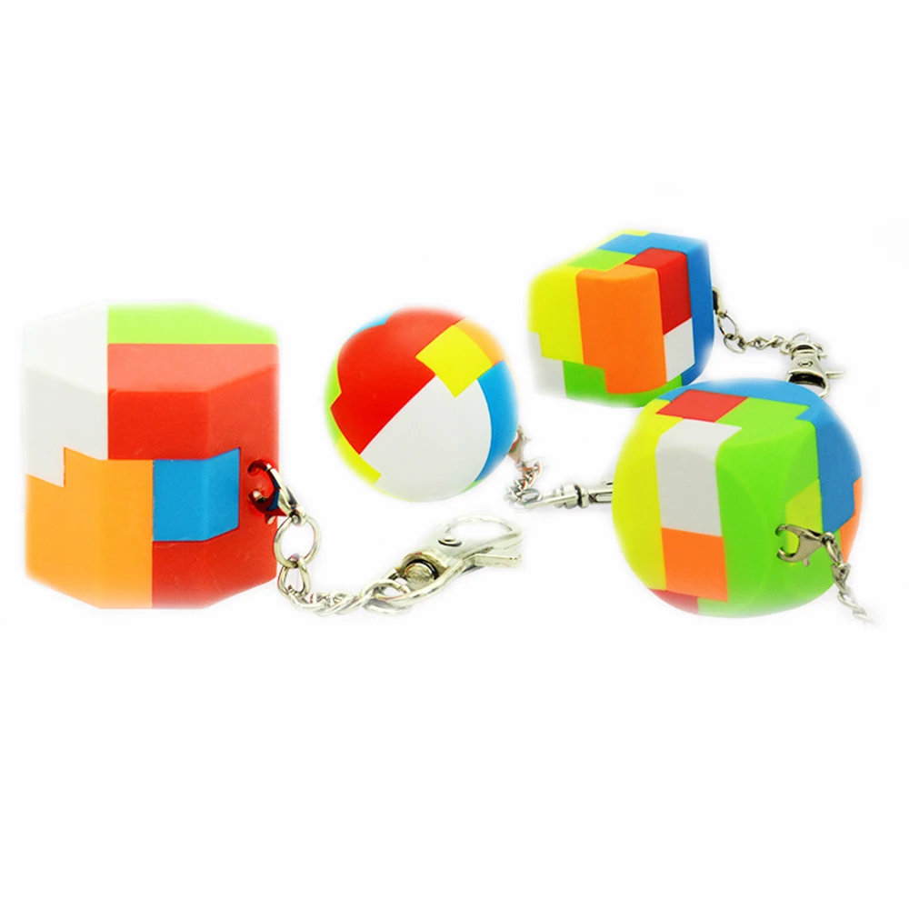 Babelemi Colorful Geometric Shape 3D Puzzle Luban Lock Kongming Locks with Key Ring
Babelemi Colorful Geometric Shape 3D Puzzle Luban Lock Kongming Locks with Key Ring