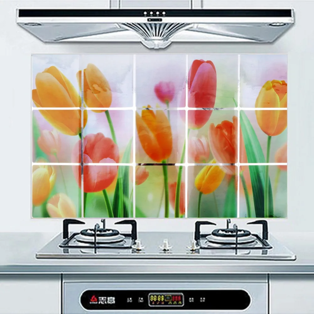 Waterproof 75*45cm flower Pattern Aluminum Decal Decoration styles Copper Foil Sticker Oil Proof Kitchen Wall Paper
Waterproof 75*45cm flower Pattern Aluminum Decal Decoration styles Copper Foil Sticker Oil Proof Kitchen Wall Paper