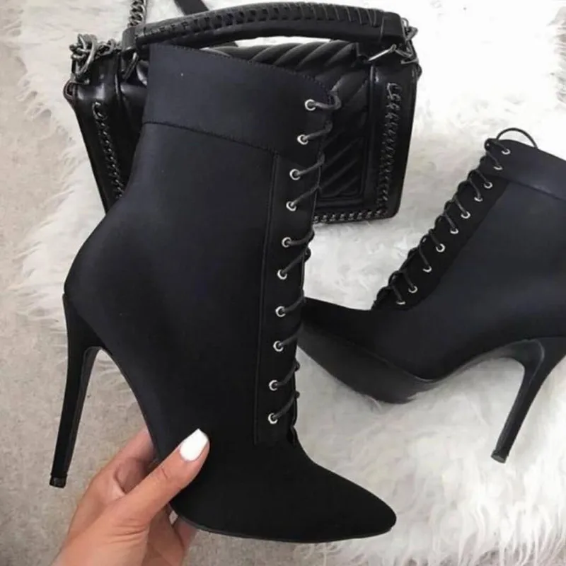 JINJOE boots women Pointed Toe pumps Ankle Strap Gladiator boots Thin Heels women boot Cut Out Cross Strap Wedding shoes
JINJOE boots women Pointed Toe pumps Ankle Strap Gladiator boots Thin Heels women boot Cut Out Cross Strap Wedding shoes