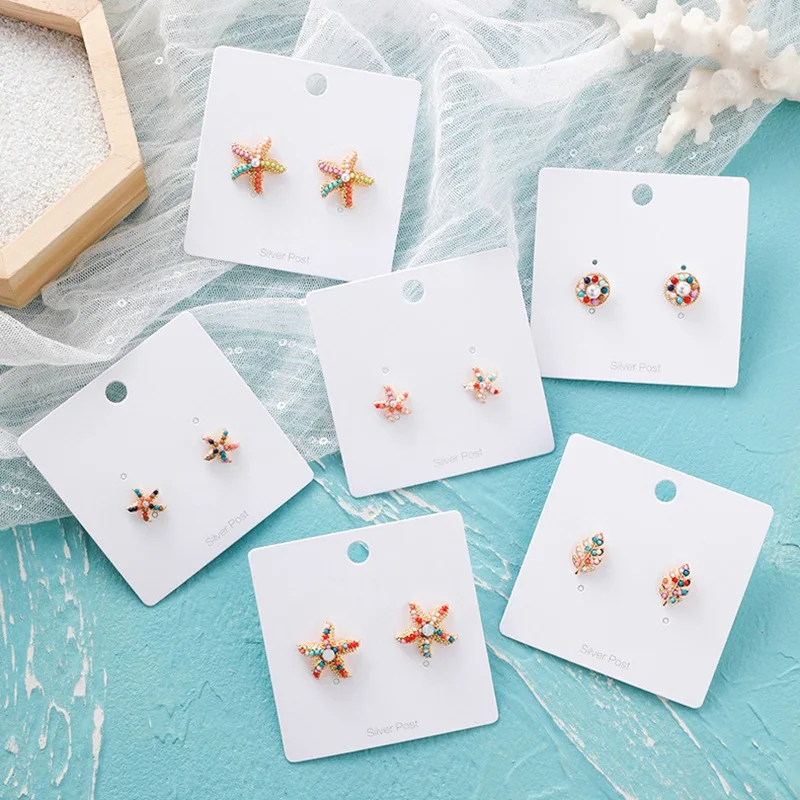 MENGJIQIAO 2019 New Holiday Sea Style Cute Colorful Beads Starfish Stud Earrings For Women Summer Leaf Oorbellen Jewelry Gifts
MENGJIQIAO 2019 New Holiday Sea Style Cute Colorful Beads Starfish Stud Earrings For Women Summer Leaf Oorbellen Jewelry Gifts