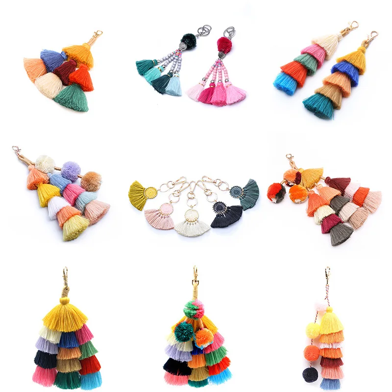 Fashion Boho Long Tassel Chain Cotton Silk Tassel Ribbon Trim Fringe HandBag Pendant Key Tassels DIY Jewelry Tassel Accessories
Fashion Boho Long Tassel Chain Cotton Silk Tassel Ribbon Trim Fringe HandBag Pendant Key Tassels DIY Jewelry Tassel Accessories