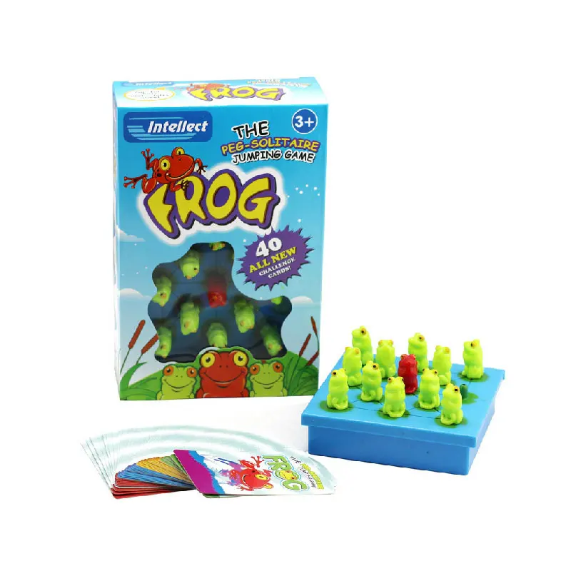 Frog Puzzle Multifunction Board Game Family/Party/Friends Jumping Game Funny Intellect Children's educational Toy
Frog Puzzle Multifunction Board Game Family/Party/Friends Jumping Game Funny Intellect Children's educational Toy