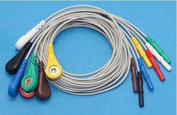10pcs/lot Compatible New holter recorder ECG leadwire Generic DIN style 7 leads ECG cable Snap AHA holter cable DIN1.5 TOSNAP 4
10pcs/lot Compatible New holter recorder ECG leadwire Generic DIN style 7 leads ECG cable Snap AHA holter cable DIN1.5 TOSNAP 4