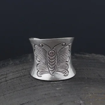 925silver jewelry retro Thailand Handmade Silver Butterfly Ring opening Chiang Mai silversmith
925silver jewelry retro Thailand Handmade Silver Butterfly Ring opening Chiang Mai silversmith