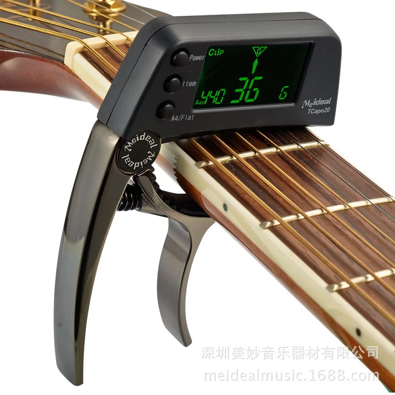 Тюнер для акустической гитары TCapo20 искусственный сплав материал электрогитары