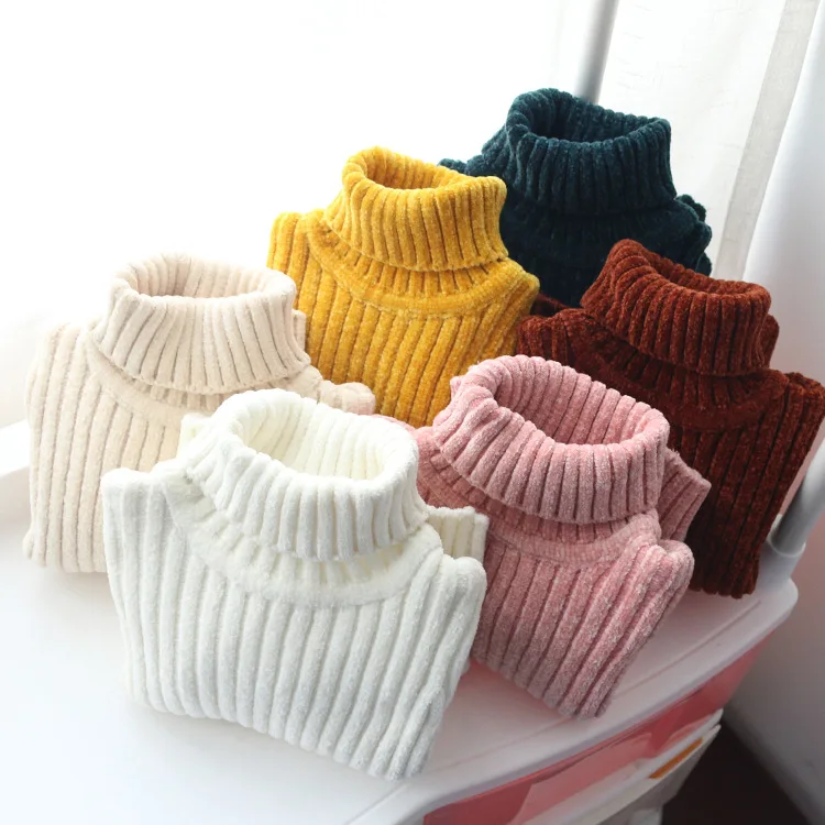 2018 Baby Girls Sweater Autumn Winter Children Pullover Thick Warm Turtleneck Knitted Solid Kids Cadigan Sweater 2-7T Kids Tops
2018 Baby Girls Sweater Autumn Winter Children Pullover Thick Warm Turtleneck Knitted Solid Kids Cadigan Sweater 2-7T Kids Tops