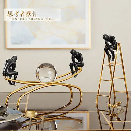 European model room crystal ball character crafts ornaments modern minimalist living room home decoration wine cabinet display
European model room crystal ball character crafts ornaments modern minimalist living room home decoration wine cabinet display