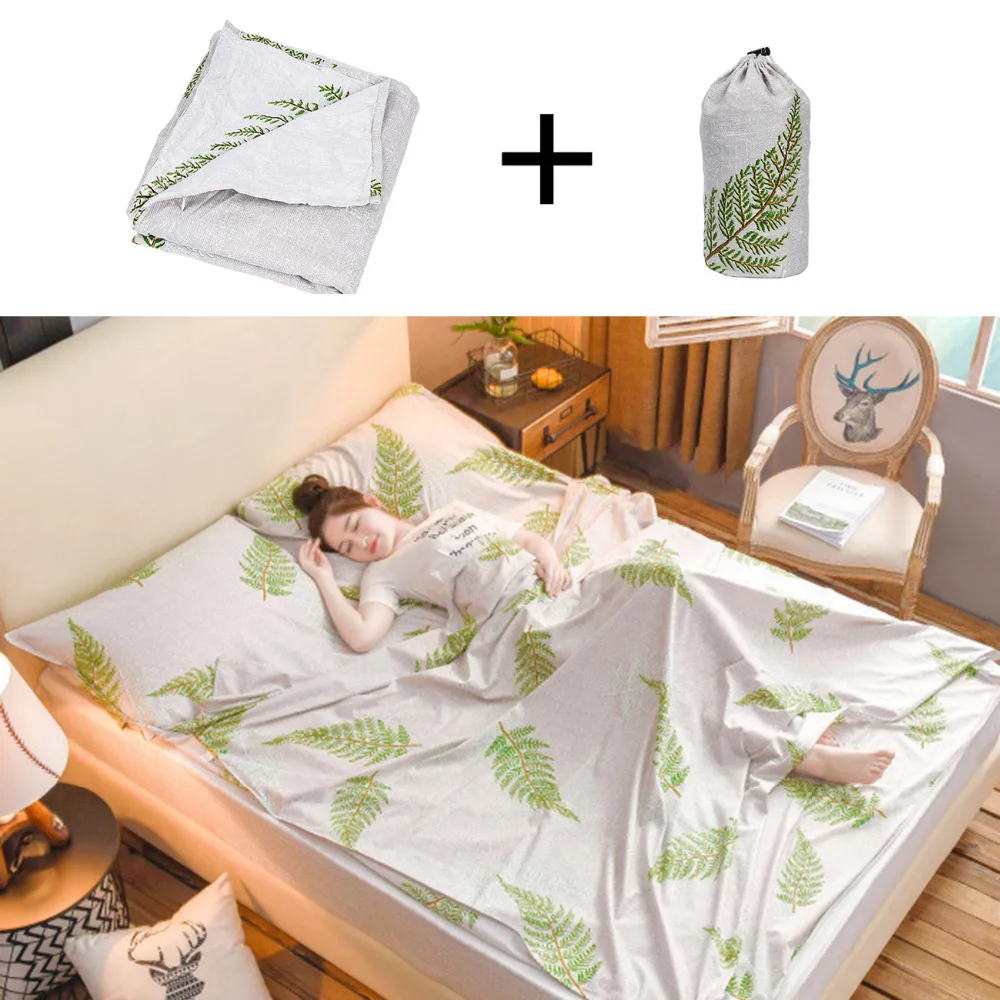 Cotton Envelope Type Sleeping Bag Outdoor Travel Trip Hotel Camping Hiking Single/Double Healthy Sleeping Bag Liner
Cotton Envelope Type Sleeping Bag Outdoor Travel Trip Hotel Camping Hiking Single/Double Healthy Sleeping Bag Liner