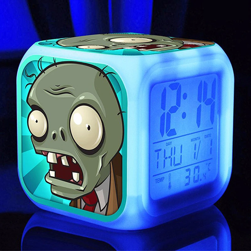 Hot Game Plants Vs Zombies Alarm Clocks,3D Cartoon PVZ Led Alarm Clocks For kids room Color changing Multifunction alarm clocks
Hot Game Plants Vs Zombies Alarm Clocks,3D Cartoon PVZ Led Alarm Clocks For kids room Color changing Multifunction alarm clocks