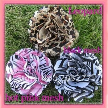 Wholesale - 3 colors for your choose 3'' zebra Satin mesh silk flowers without hair clip FreeShipping
Wholesale - 3 colors for your choose 3'' zebra Satin mesh silk flowers without hair clip FreeShipping