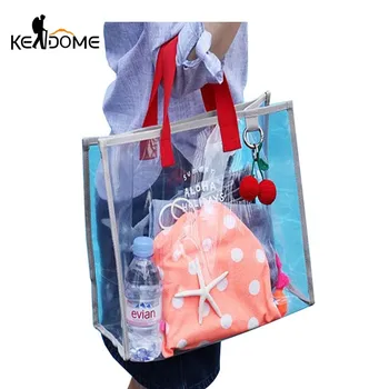 Summer PVC Transparent Swimming Storage Bag Letter Printing Clothing Collection Tote Handbags Women Sports Beach Bags XA373WD
Summer PVC Transparent Swimming Storage Bag Letter Printing Clothing Collection Tote Handbags Women Sports Beach Bags XA373WD