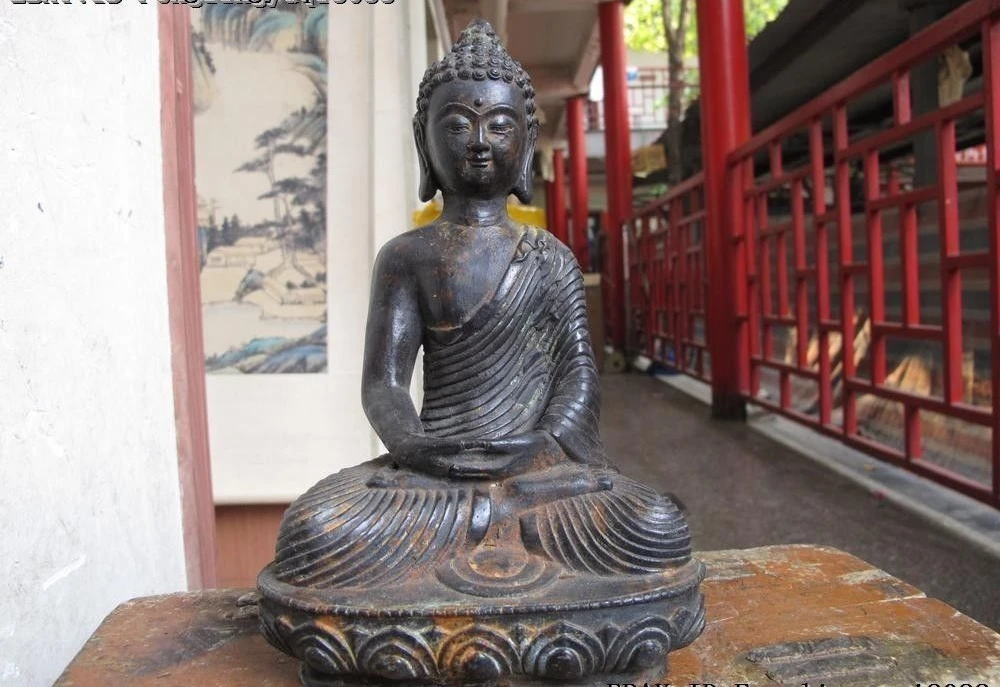 Tibet Buddhism Temple Bronze Copper shakyamuni Sakyamuni Tathagata Buddha Statue
Tibet Buddhism Temple Bronze Copper shakyamuni Sakyamuni Tathagata Buddha Statue