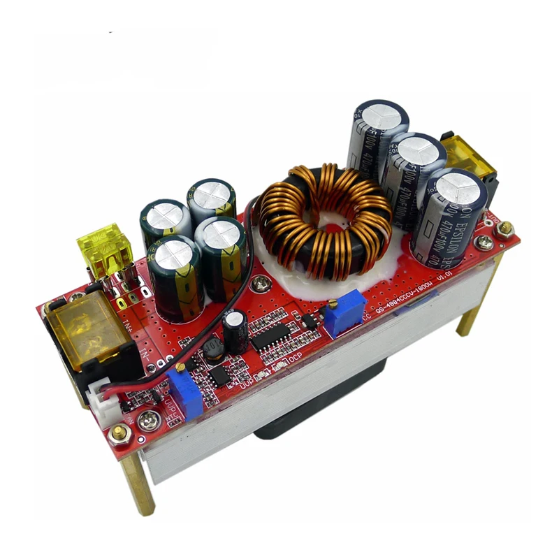 1200W 22A CC CV Boost Converter DC-DC Step Up Power Supply Adjustable Module DC 10V-60V to 13~97V DIY kit Electric Unit Modules
1200W 22A CC CV Boost Converter DC-DC Step Up Power Supply Adjustable Module DC 10V-60V to 13~97V DIY kit Electric Unit Modules