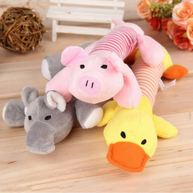 1PC Popular Pet Dog Cat Funny Fleece Durability Plush Dog Toys Squeak Chew Sound Toy for All Pets Elephant Duck Pig Plush Toys
1PC Popular Pet Dog Cat Funny Fleece Durability Plush Dog Toys Squeak Chew Sound Toy for All Pets Elephant Duck Pig Plush Toys
