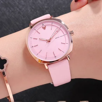 fashion woman clcoks quartz Disney brand ladies wristwatches Mickey mouse genuine leather womens watches waterproof pink blue
fashion woman clcoks quartz Disney brand ladies wristwatches Mickey mouse genuine leather womens watches waterproof pink blue
