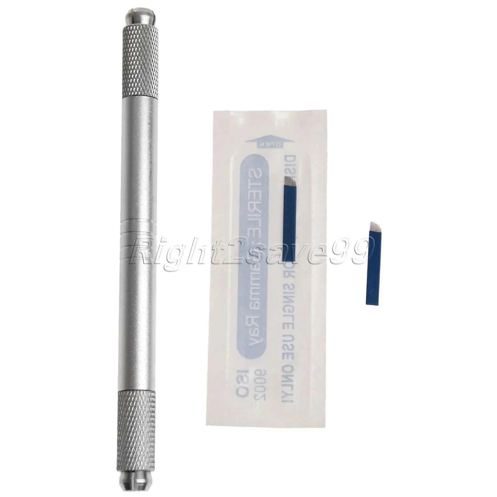 Double Head Manual Tattoo Pen + 10PCS 12 Pin Blade Blue Needles 3D Permanent Makeup Eyebrow Dual-head Microblading Kits Sets 12P
Double Head Manual Tattoo Pen + 10PCS 12 Pin Blade Blue Needles 3D Permanent Makeup Eyebrow Dual-head Microblading Kits Sets 12P