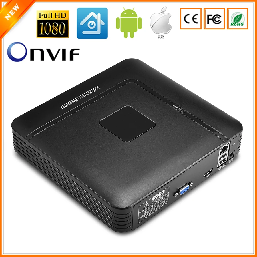 BESDER Mini NVR Full HD 1080P Recorder 4 Channel 8 Channel Security CCTV NVR 1080P 4CH 8CH ONVIF 2.0 For IP Camera System 1080P
BESDER Mini NVR Full HD 1080P Recorder 4 Channel 8 Channel Security CCTV NVR 1080P 4CH 8CH ONVIF 2.0 For IP Camera System 1080P