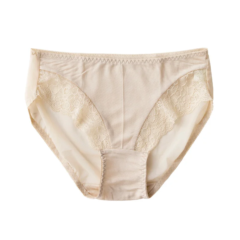 2018 Summer Natural Silk Female Seamless Sexy Underwear Cool Lace Breathable Middle Waist Underpant Ladies Raise Buttocks Briefs
2018 Summer Natural Silk Female Seamless Sexy Underwear Cool Lace Breathable Middle Waist Underpant Ladies Raise Buttocks Briefs