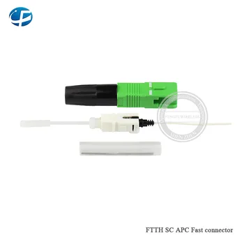 100PCS/lot SC APC single-mode fiber optic SC APC quick connector SC APC FTTH Fiber Optical Fast Connector
100PCS/lot SC APC single-mode fiber optic SC APC quick connector SC APC FTTH Fiber Optical Fast Connector