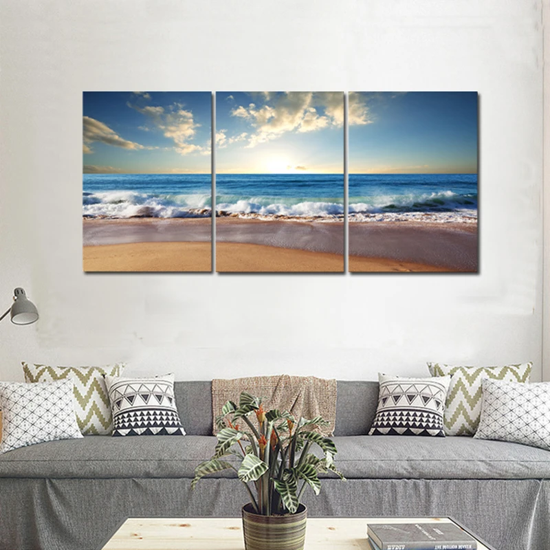 modern seascape canvas wall art printed oil painting 3 panels home decor poster prints digital giclee printing for dropship
modern seascape canvas wall art printed oil painting 3 panels home decor poster prints digital giclee printing for dropship