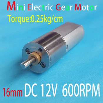 Mini Electric Metal 12V DC Gear Motor 16MM 600RPM Powerful High Torque For RC Car Robot Model DIY Toys House Appliance Parts
Mini Electric Metal 12V DC Gear Motor 16MM 600RPM Powerful High Torque For RC Car Robot Model DIY Toys House Appliance Parts