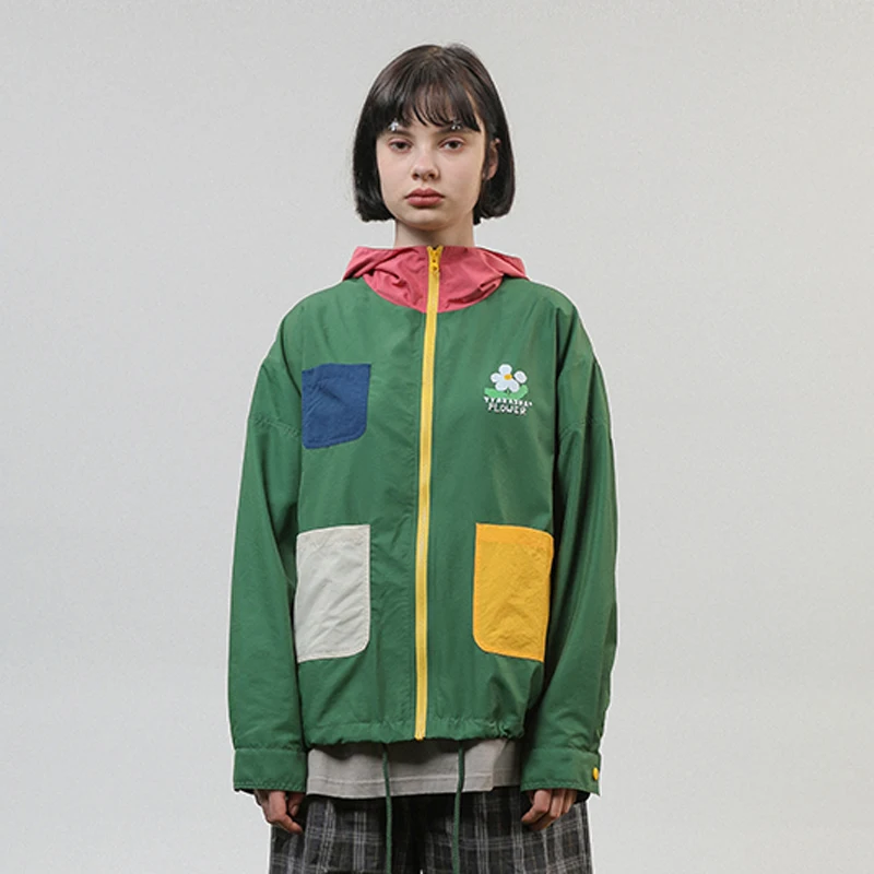 2019 Fashion Design Women New Hooded Basic Jackets Long Sleeve Zipper Color Block Green Ladies Bomber Outwear Coats
2019 Fashion Design Women New Hooded Basic Jackets Long Sleeve Zipper Color Block Green Ladies Bomber Outwear Coats