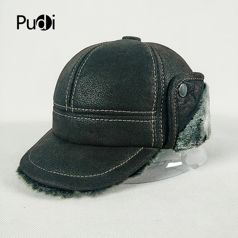 Pudi genuine leather baseball cap hat men's winter brand new cow skin leather hats caps black with Faux fur inside men's hat
Pudi genuine leather baseball cap hat men's winter brand new cow skin leather hats caps black with Faux fur inside men's hat