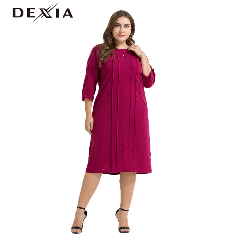 DEXIA Red Cotton Party Dress Women Party Plus size 3XL Short Sleeve Vintage Sexy Loose O-Neck Mid-calf Dresses Femme FX180056
DEXIA Red Cotton Party Dress Women Party Plus size 3XL Short Sleeve Vintage Sexy Loose O-Neck Mid-calf Dresses Femme FX180056