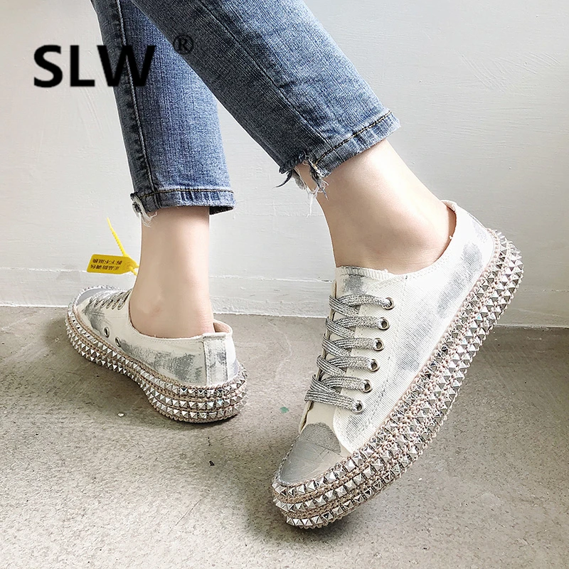 Solid 2019 Fashion Women's Shallow Mouth Round Toe Summer Shoes Ladies Rivets Studs Flats Espadrilles Platform Brand Woman
Solid 2019 Fashion Women's Shallow Mouth Round Toe Summer Shoes Ladies Rivets Studs Flats Espadrilles Platform Brand Woman