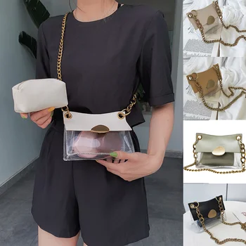 Women Transparent Composite Bag Chain Simple Retro Small Square Bag for Casual Best Sale-WT
Women Transparent Composite Bag Chain Simple Retro Small Square Bag for Casual Best Sale-WT
