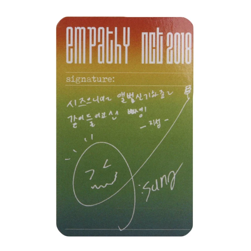 NCT Photo Cards (Official) NCT Photo Cards (Official)