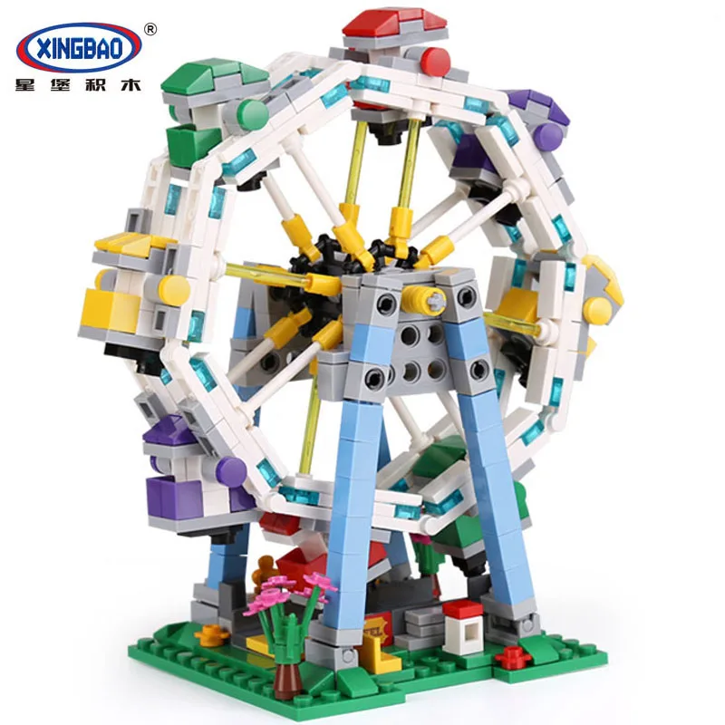 XINGBAO 01106 660pcs City Street Ferris Wheel creator streetview fit legoings city Model Building Blocks bricks Toys gift
XINGBAO 01106 660pcs City Street Ferris Wheel creator streetview fit legoings city Model Building Blocks bricks Toys gift