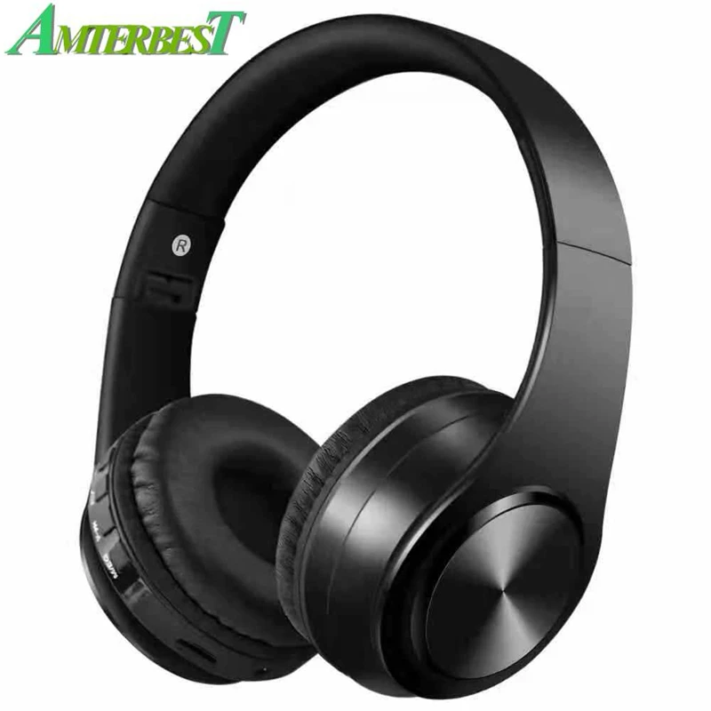 AMTERBEST Fold Headphones Wireless Bluetooth 4.0 Headphone Built-in Mic Soft Earmuffs Noise Cancelling Stereo Headset for Phones
AMTERBEST Fold Headphones Wireless Bluetooth 4.0 Headphone Built-in Mic Soft Earmuffs Noise Cancelling Stereo Headset for Phones