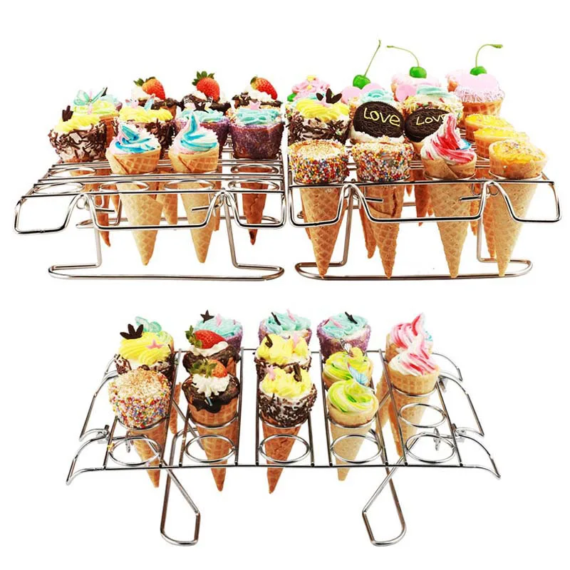 Cupcake Cone Baking Rack 12/16 Ice Cream Cone Holder Stand Cake Pastry Tray TB Sale
Cupcake Cone Baking Rack 12/16 Ice Cream Cone Holder Stand Cake Pastry Tray TB Sale