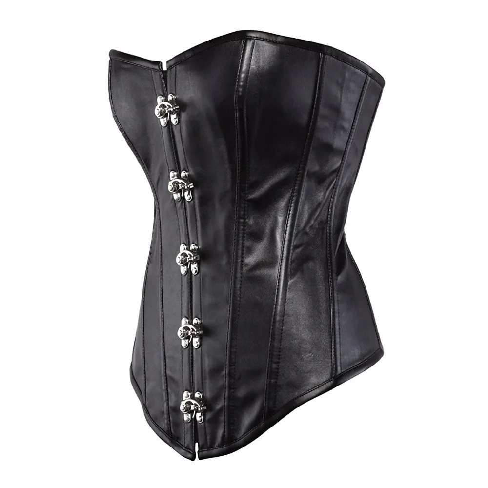 Women's Faux Leather Fetish Overbust Corset Retro Steel Boned Waist Cincher Shapewear Clubwear Plus Size Queening Costume
Women's Faux Leather Fetish Overbust Corset Retro Steel Boned Waist Cincher Shapewear Clubwear Plus Size Queening Costume