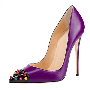 Fashion women's pumps sexy stilettos shallow pointed toe beautiful rivet decorative party shoes women size 35-45
Fashion women's pumps sexy stilettos shallow pointed toe beautiful rivet decorative party shoes women size 35-45