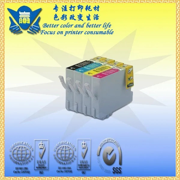 JIANYINGCHEN compatible ink cartridge replacement for Epson T1281-T1284 for Stylus X125 S22 SX420W SX425W(4pcs/lot)
JIANYINGCHEN compatible ink cartridge replacement for Epson T1281-T1284 for Stylus X125 S22 SX420W SX425W(4pcs/lot)