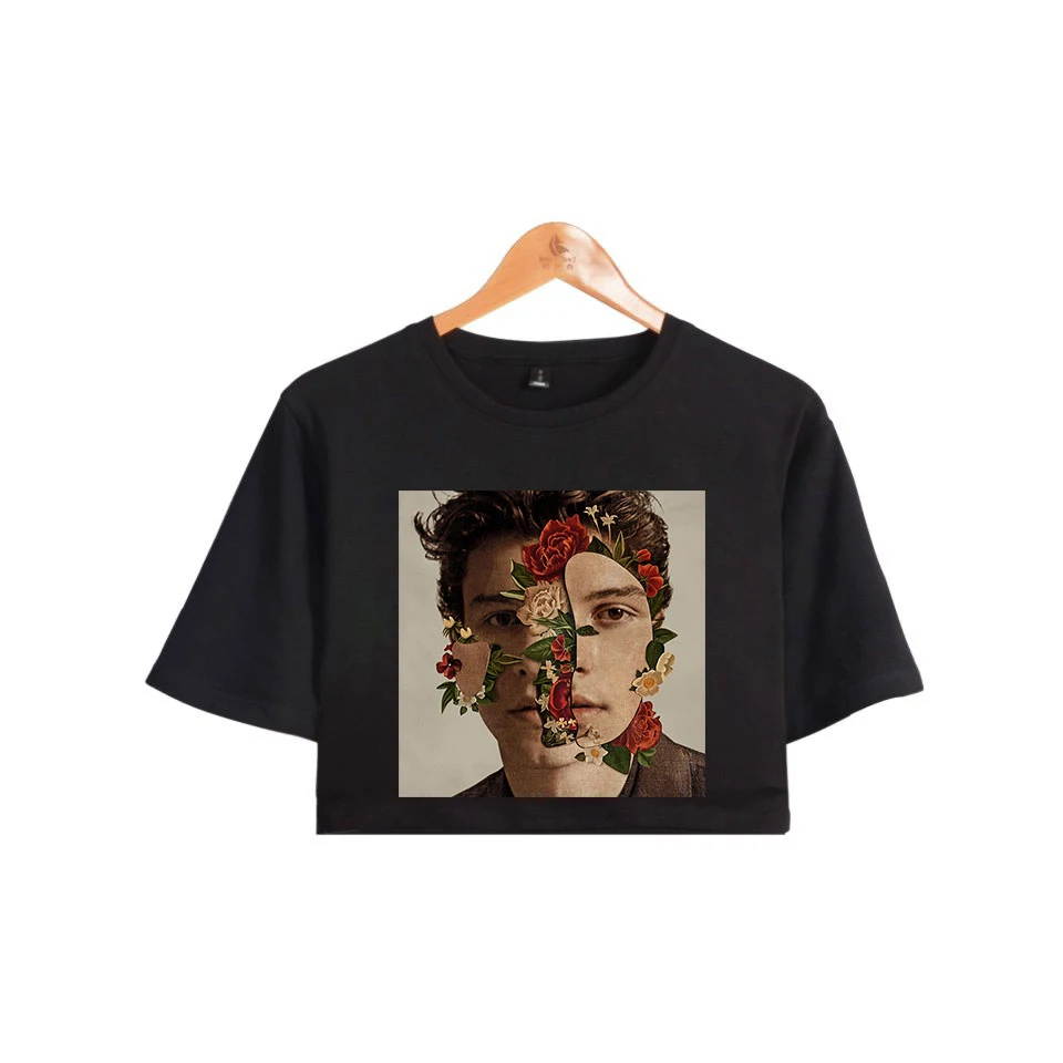 Crop Tops Hip Hop Short Sleeve T-shirt Shawn Mendes Harajuku Women And Men Fans Clothes 2018 Kpop Kawaii Plus Size 4XL
Crop Tops Hip Hop Short Sleeve T-shirt Shawn Mendes Harajuku Women And Men Fans Clothes 2018 Kpop Kawaii Plus Size 4XL