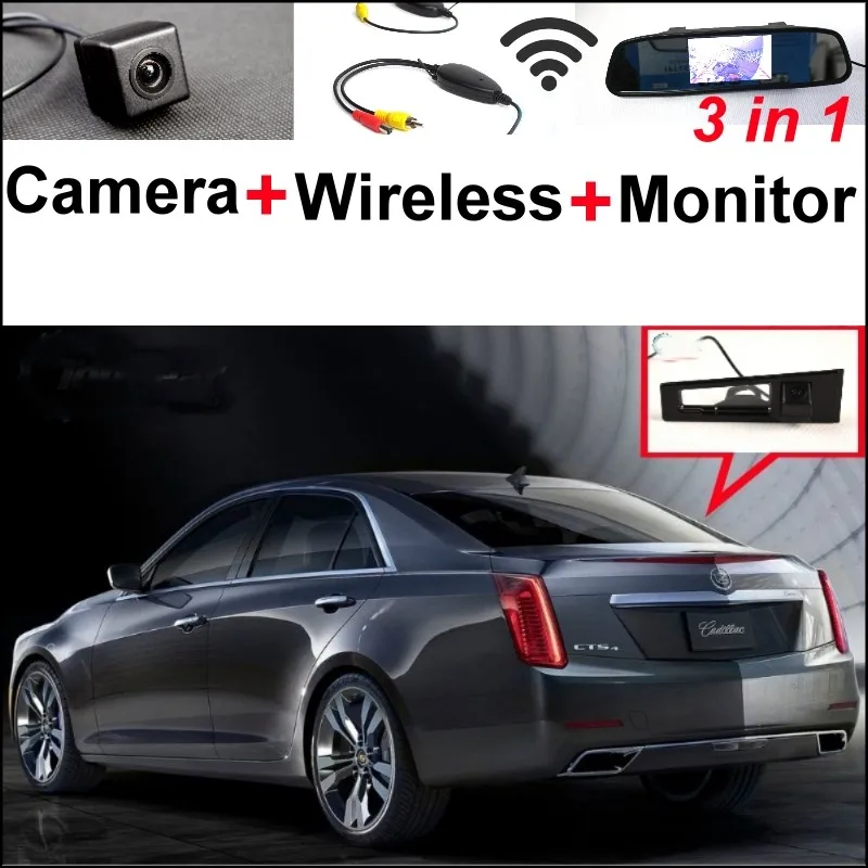 3 in1 Special WiFi Rear View Camera + Wireless Receiver + Mirror Monitor Easy DIY Parking System For Cadillac CTS 2008~2014
3 in1 Special WiFi Rear View Camera + Wireless Receiver + Mirror Monitor Easy DIY Parking System For Cadillac CTS 2008~2014