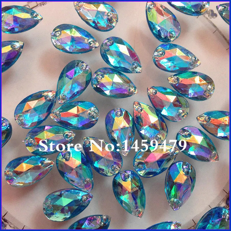 Small Amount Loose Acrylic Rhinestones Water Blue Color AB Crystal 80Pcs Sewing 12x7mm 2 Hole Teardrop Shape Garment Accessory
Small Amount Loose Acrylic Rhinestones Water Blue Color AB Crystal 80Pcs Sewing 12x7mm 2 Hole Teardrop Shape Garment Accessory