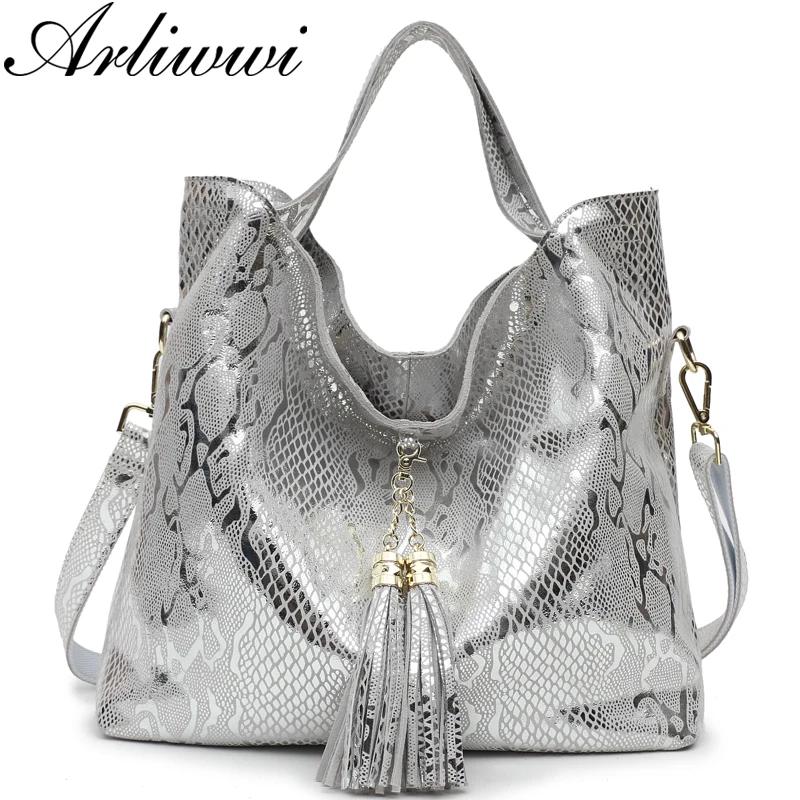 Arliwwi Brand New Top Quality Serpentine Grain Suede Cowhide Classical Designer Genuine Leather Handbags With Elegant Tassel
Arliwwi Brand New Top Quality Serpentine Grain Suede Cowhide Classical Designer Genuine Leather Handbags With Elegant Tassel