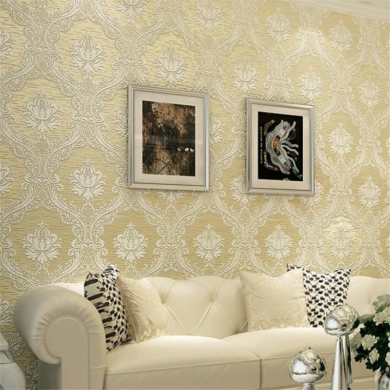 beibehang Classic Europe Damask Wallpaper Embossed Flocking Bedroom Living room TV Background Decoration Wall paper papel parede
beibehang Classic Europe Damask Wallpaper Embossed Flocking Bedroom Living room TV Background Decoration Wall paper papel parede
