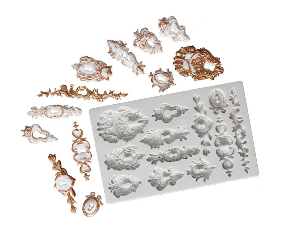 Cake tools New design Western style embossment decorating Fondant Cake Mold Handmade Chocolate Silica gel Mold
Cake tools New design Western style embossment decorating Fondant Cake Mold Handmade Chocolate Silica gel Mold
