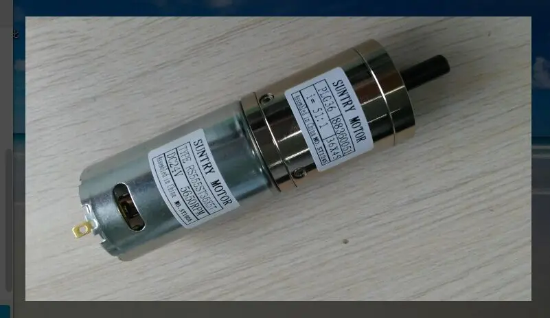 DC Planetary Geared Motor 36 Planetary Geared Motor 24V 985rpm 1376rpm can choose