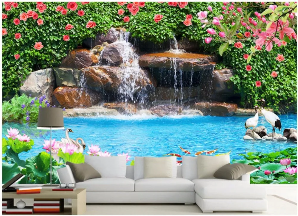 Custom mural 3d photo wallpaper Forest waterfall lake scenery living room picture 3d wall murals wallpaper for walls 3 d
Custom mural 3d photo wallpaper Forest waterfall lake scenery living room picture 3d wall murals wallpaper for walls 3 d