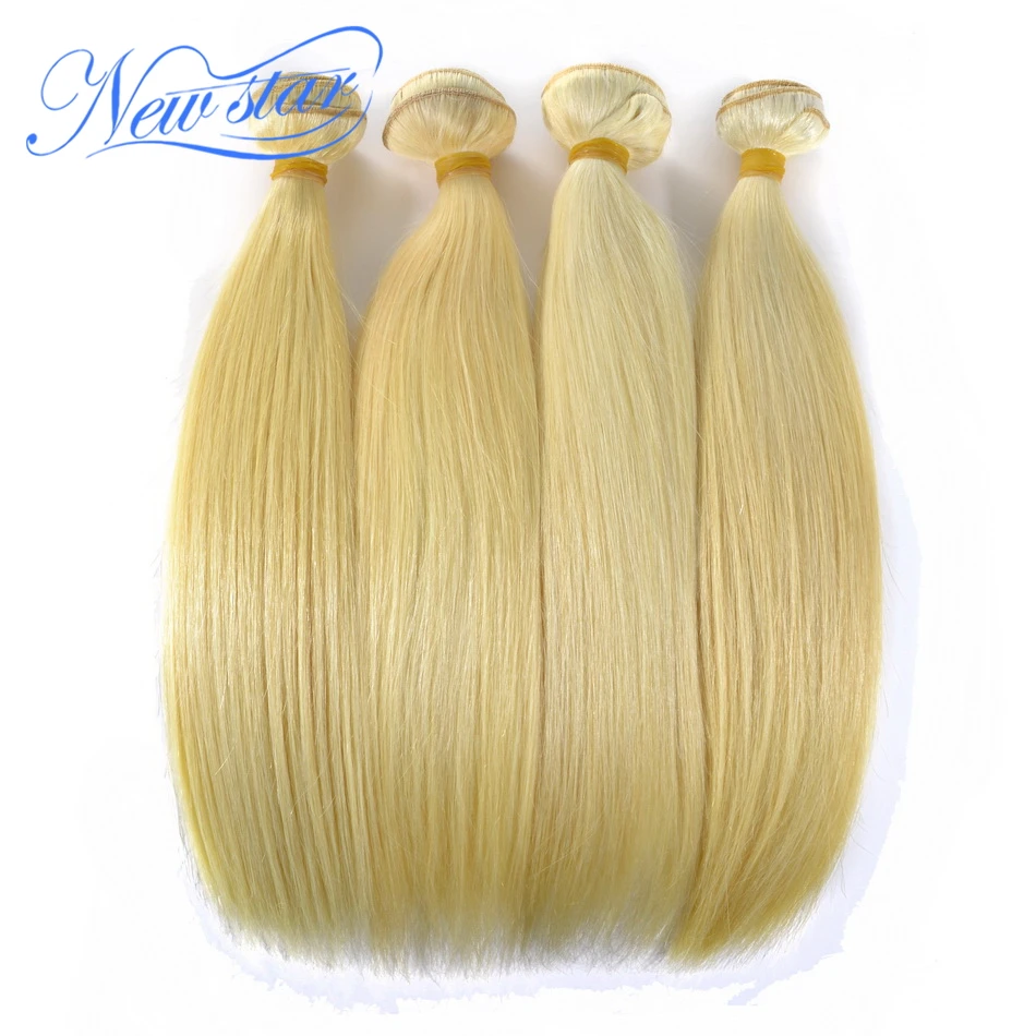 New Star Blonde Hair Brazilian #613 Straight Remy Hair Weave 4 Bundles Extensions 10'-30'Inch Long 100% Human Hair Weaving
New Star Blonde Hair Brazilian #613 Straight Remy Hair Weave 4 Bundles Extensions 10'-30'Inch Long 100% Human Hair Weaving